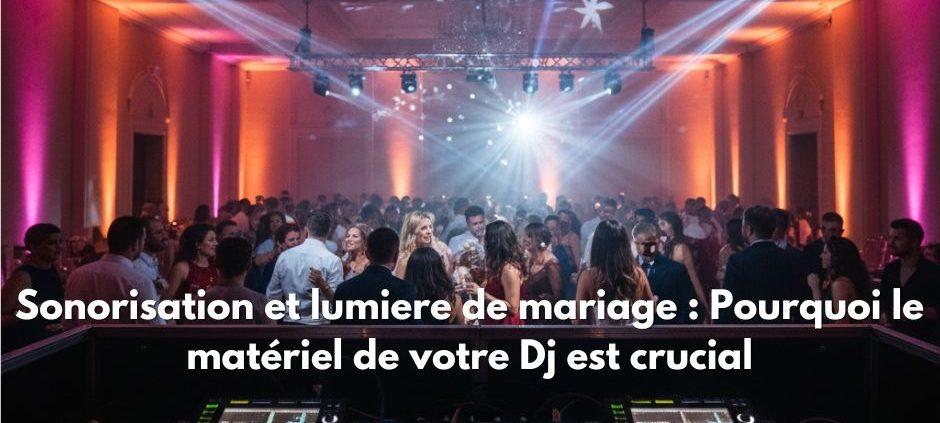 Sonorisation et lumiere de mariage