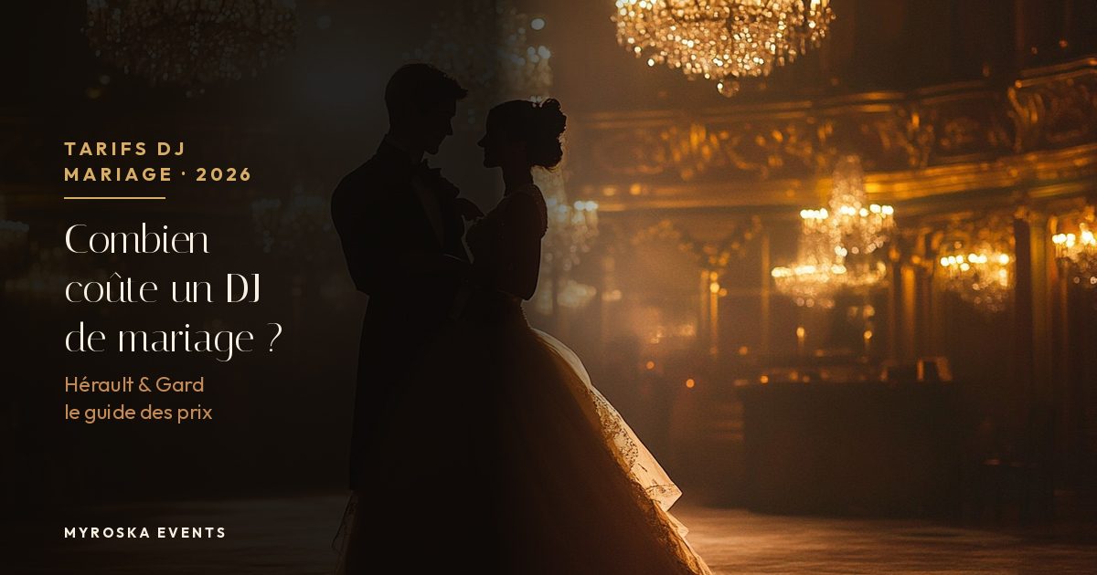 combien coute un dj de mariage en 2026
